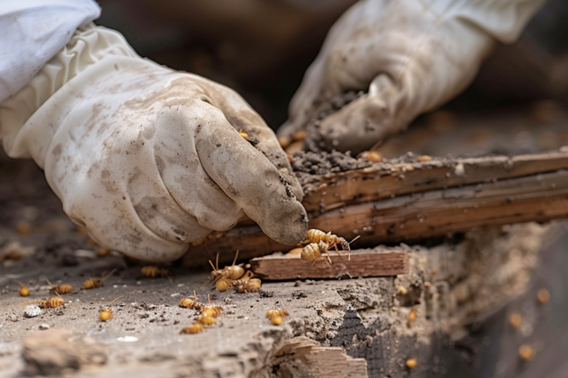 Termite inspections are the first step toward remedying any termite infestation