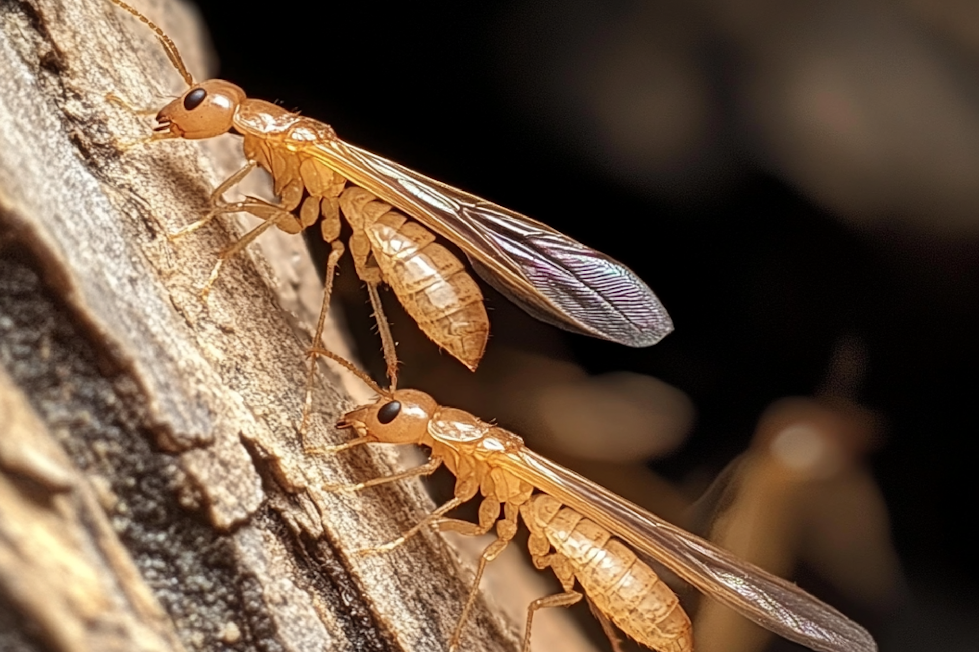 The only types of termites that can fly are alates, often referred to as swarmers.