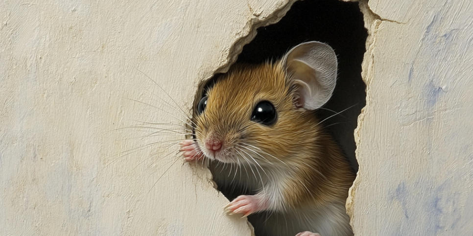 scratching or scurrying noises coming from inside your walls is a telltale sign mice are in your wall