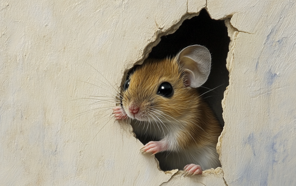 scratching or scurrying noises coming from inside your walls is a telltale sign mice are in your wall