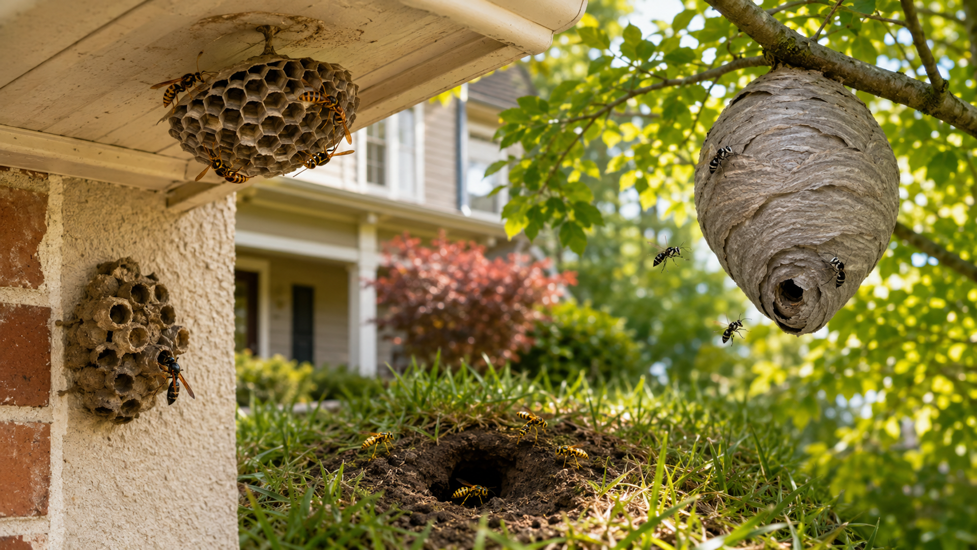 How to Identify a Wasp Nest in Maryland